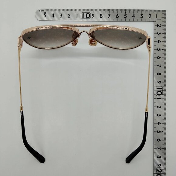 Authentic Louis Vuitton Sunglasses Z1781U Womens Gold mn410-010826 main image 4